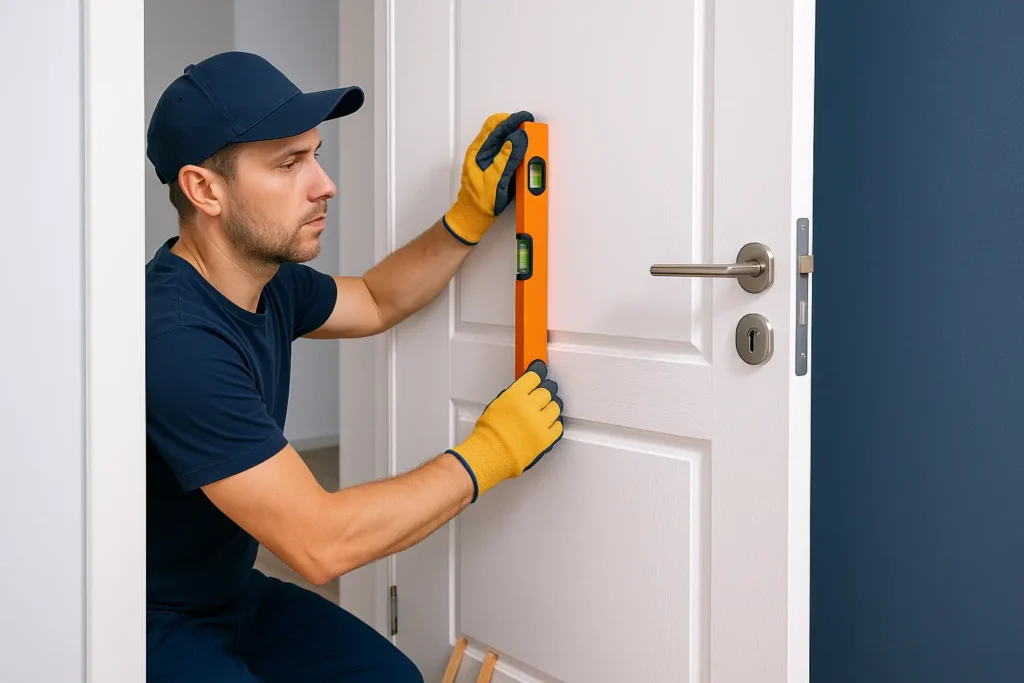 Instalación profesional puertas lacadas herrajes técnicos Madrid