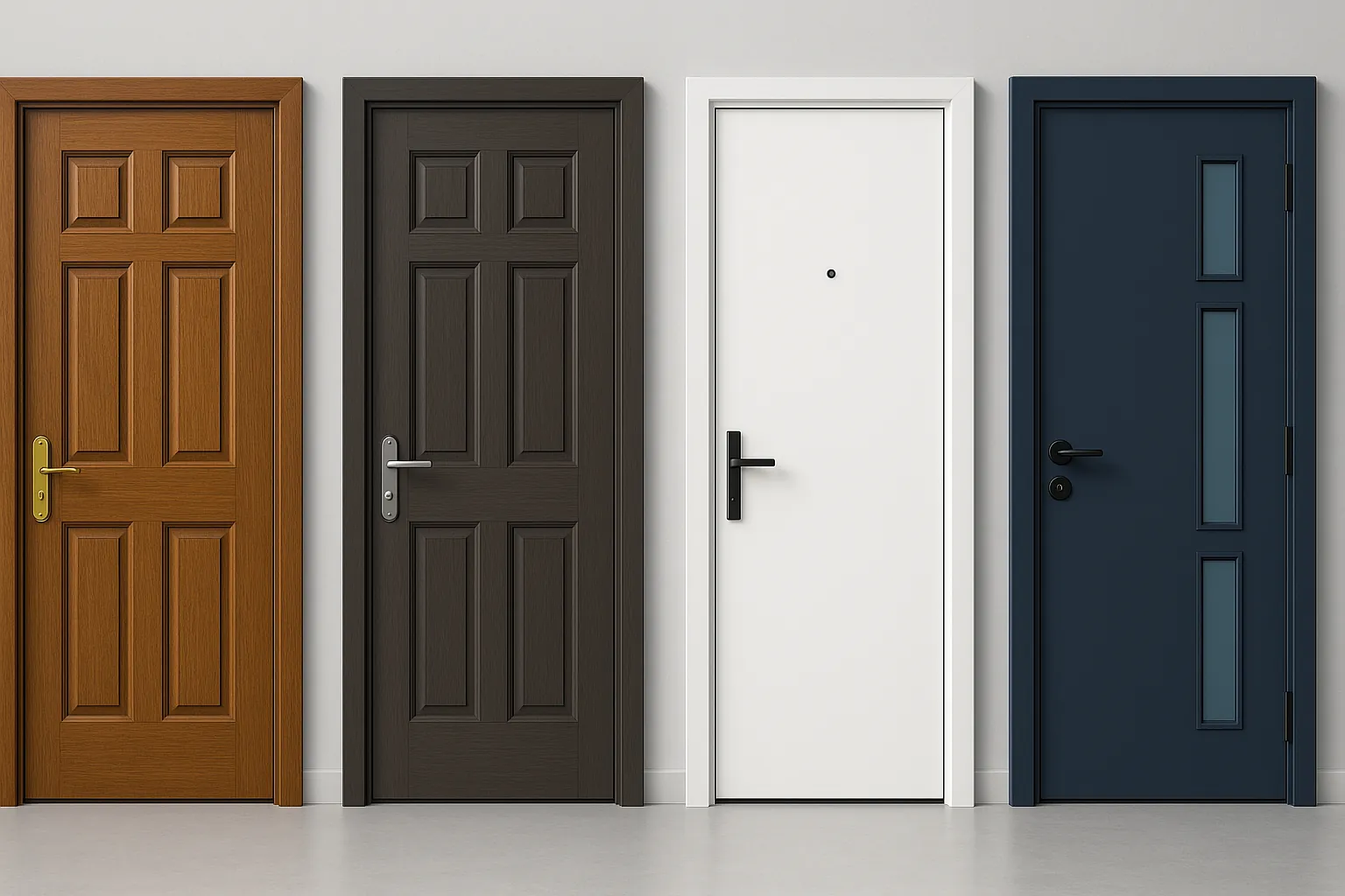 Modelos diseños puertas blindadas Alcobendas estilos acabados 2025